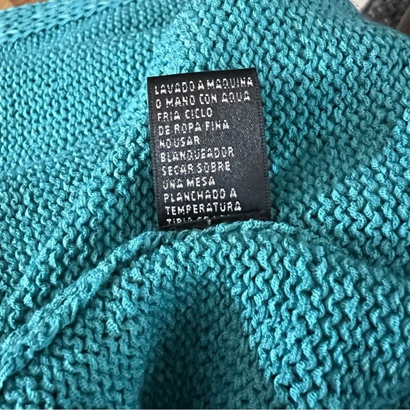August Silk women’s size XL teal blue sweater/shrug NWT - Picture 7 of 9
